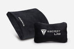 Secretlab Signature Memory Foam Lumbar Pillow and Head Pillow in White